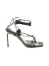 Topshop Gray Black Sandals Size 7 - photo 1