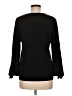 Chico's Black Long Sleeve Blouse Size Med (1) - photo 2