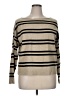 Evereve Stripes Tan Pullover Sweater Size XL - photo 1