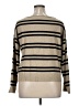 Evereve Stripes Tan Pullover Sweater Size XL - photo 2