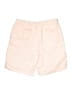 Caslon 100% Linen Solid Pink Khaki Shorts Size L - photo 2