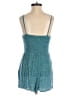 Aeropostale 100% Rayon Hearts Teal Blue Romper Size XS - photo 2