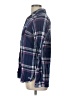 Le Tigre Plaid Blue Long Sleeve Button-Down Shirt Size L - photo 5