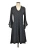 Max Studio Houndstooth Black Casual Dress Size S - photo 1