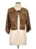 August Silk Brown Cardigan Size L - photo 1