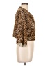 August Silk Brown Cardigan Size L - photo 4
