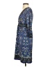 Max Edition Paisley Blue Casual Dress Size S - photo 5