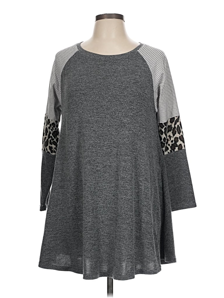 Pre-owned Larace Casual Dress In Gray