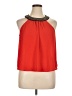Socialite 100% Polyester Red Sleeveless Blouse Size XL - photo 1