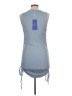 Assorted Brands Solid Gray Casual Dress Size L - photo 2