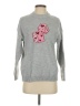 Just Polly 100% Acrylic Hearts Gray Pullover Sweater Size S - photo 1