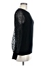 Sioni Animal Print Black Pullover Sweater Size M - photo 4