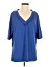 Shein Blue Short Sleeve Blouse Size 8 - 10 - photo 1
