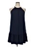 MICHAEL Michael Kors Solid Blue Casual Dress Size XL - photo 1