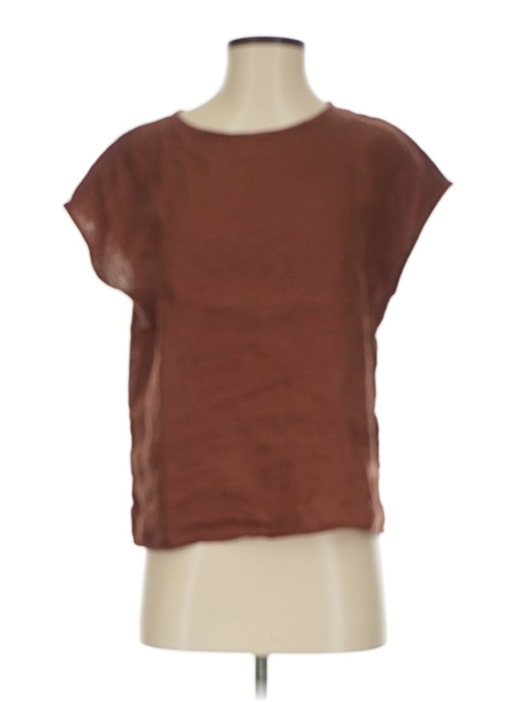 Pre-owned Everlane Short Sleeve T-shirt In Brown