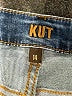 Kut from the Kloth Solid Blue Jeans Size 14 - photo 4