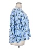 Lane Bryant 100% Polyester Blue 3/4 Sleeve Blouse Size 18 (petite) - photo 4