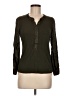 Michael Stars Brown Long Sleeve Blouse Size Med (1) - photo 1