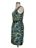 Yoana Baraschi 100% Polyester Tropical Blue Cocktail Dress Size 4 - photo 5