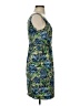 Yoana Baraschi 100% Polyester Tropical Blue Cocktail Dress Size 4 - photo 4