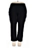 Unbranded Solid Black Casual Pants Size 2X - photo 1