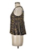 Fun2Fun 100% Rayon Blue Gold Sleeveless Blouse Size M - photo 5