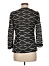 ECI 100% Polyester Black 3/4 Sleeve Top Size M - photo 2
