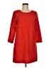 J.Crew Solid Red Casual Dress Size 6 - photo 1