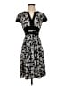 BCBGMAXAZRIA Houndstooth Gray Cocktail Dress Size S - photo 1