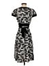 BCBGMAXAZRIA Houndstooth Gray Cocktail Dress Size S - photo 2