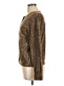 Vince Camuto Animal Print Brown Pullover Sweater Size L - photo 5