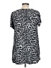 Larace Animal Print Silver Short Sleeve Blouse Size L - photo 2