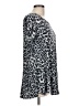 Larace Animal Print Silver Short Sleeve Blouse Size L - photo 4