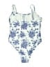 Berlook Print Blue One Piece Swimsuit Size L (estimated) - photo 2