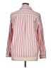 Blair 100% Cotton Stripes Pink Long Sleeve Button-Down Shirt Size XL - photo 2