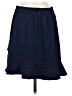 Skies Are Blue 100% Polyester Solid Blue Formal Skirt Size S - photo 2