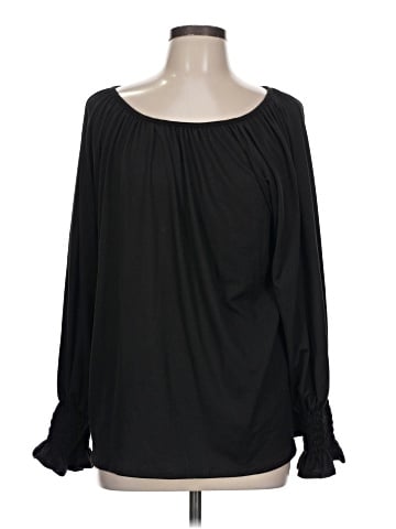 The ZigZag Stripe Long Sleeve Blouse (view 1)