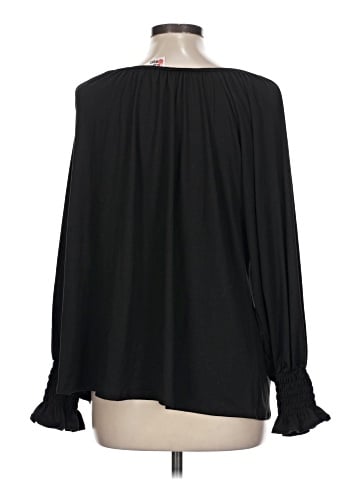 The ZigZag Stripe Long Sleeve Blouse (view 2)