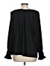 The ZigZag Stripe Black Long Sleeve Blouse Size L - photo 2