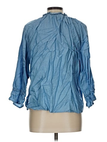 Hope & Harlow 3/4 Sleeve Button-Down Shirt (view 2)