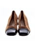 Salvatore Ferragamo Color Block Brown Tan Flats Size 9 AAAA - photo 2