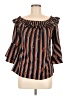 Miss Me Black 3/4 Sleeve Blouse Size M - photo 1