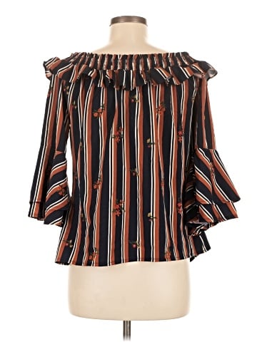 Miss Me 3/4 Sleeve Blouse (view 2)