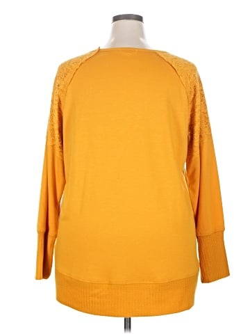 Orange Kiss Pullover Sweater (view 2)