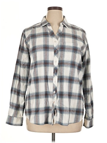 Weatherproof Long Sleeve Button-Down Shirt (view 1)