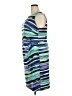 Avenue 100% Polyester Stripes Blue Cocktail Dress Size 18 - photo 5