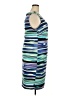 Avenue 100% Polyester Stripes Blue Cocktail Dress Size 18 - photo 4