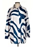Unbranded Print Blue Long Sleeve Blouse Size S - photo 1