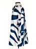 Unbranded Print Blue Long Sleeve Blouse Size S - photo 5