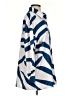 Unbranded Print Blue Long Sleeve Blouse Size S - photo 4